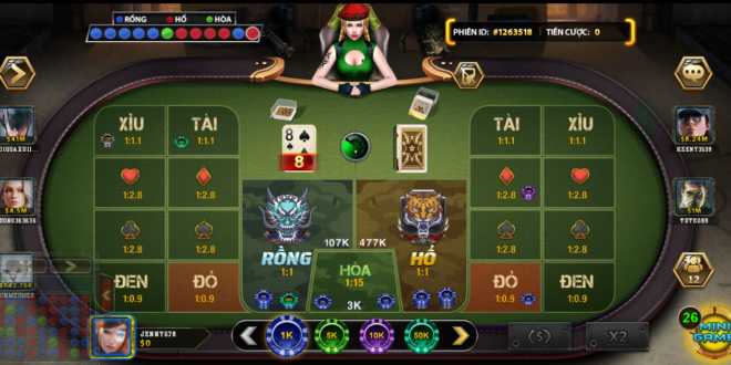 Cách chơi Rồng Hổ rinh tiền về túi tại cổng game B52