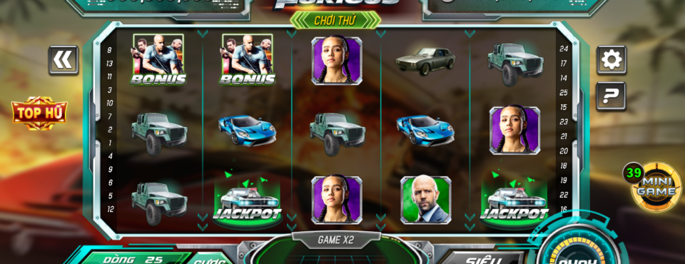 Khám phá tựa game Fast Furious lừng danh tại B52