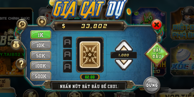 Khám phá tựa game Gia Cát Dự đầy mới lạ tại B52