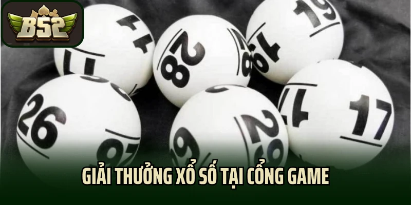 Giải thưởng xổ số tại cổng game