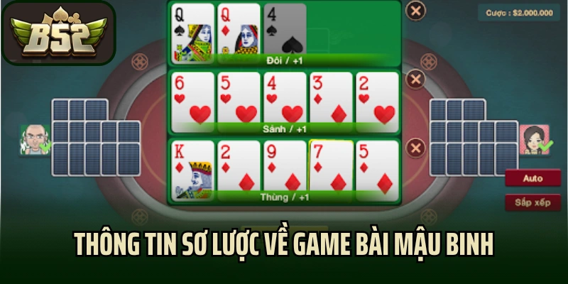 Thông tin sơ lược về game bài mậu binh